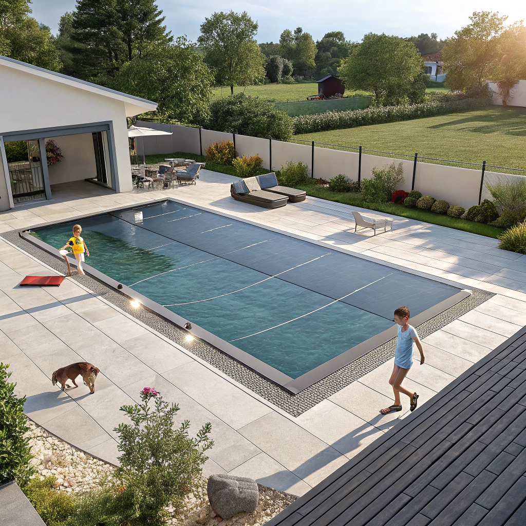 Volet roulant piscine